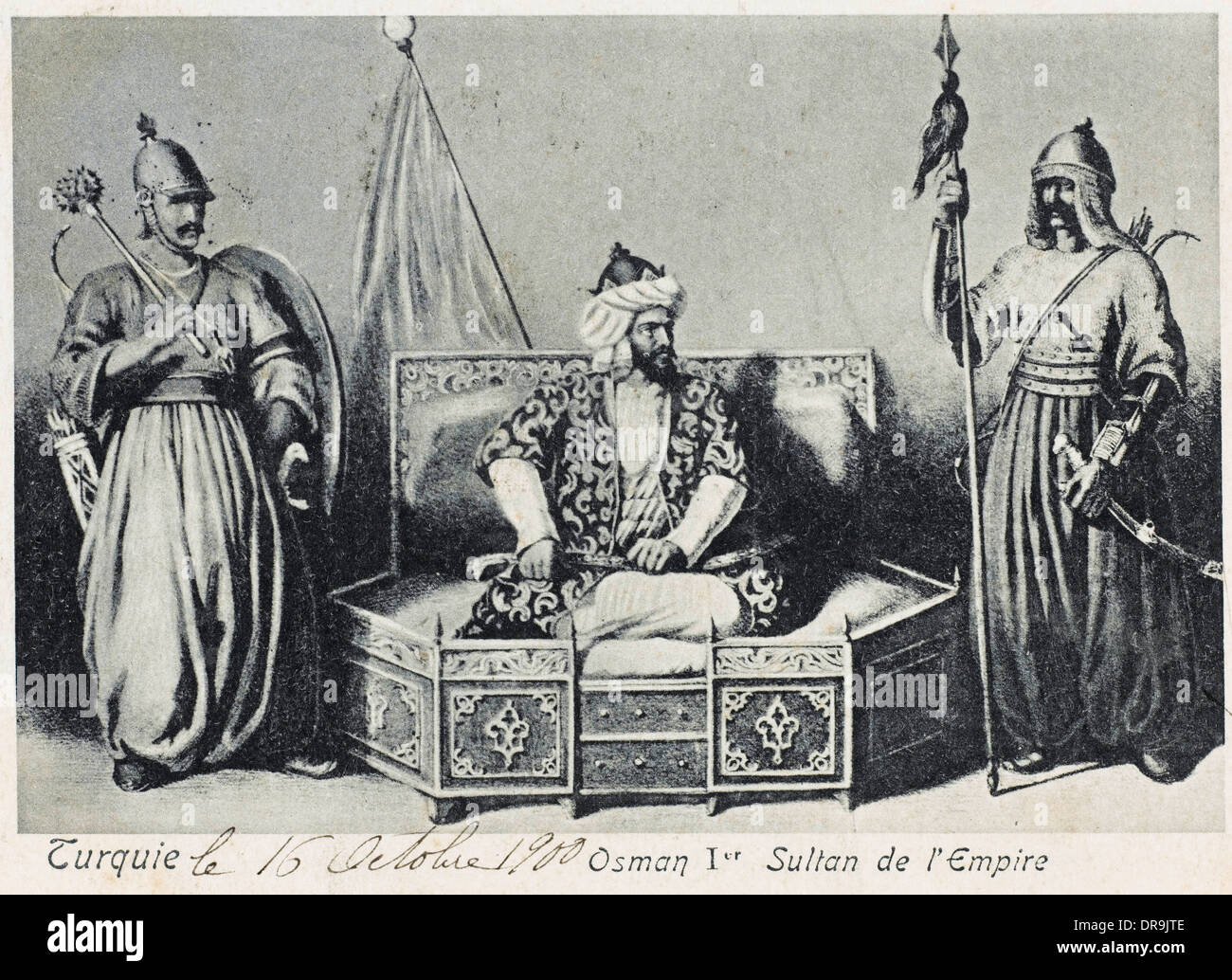Sultan Osman I (1300 - 1326) Stock Photo