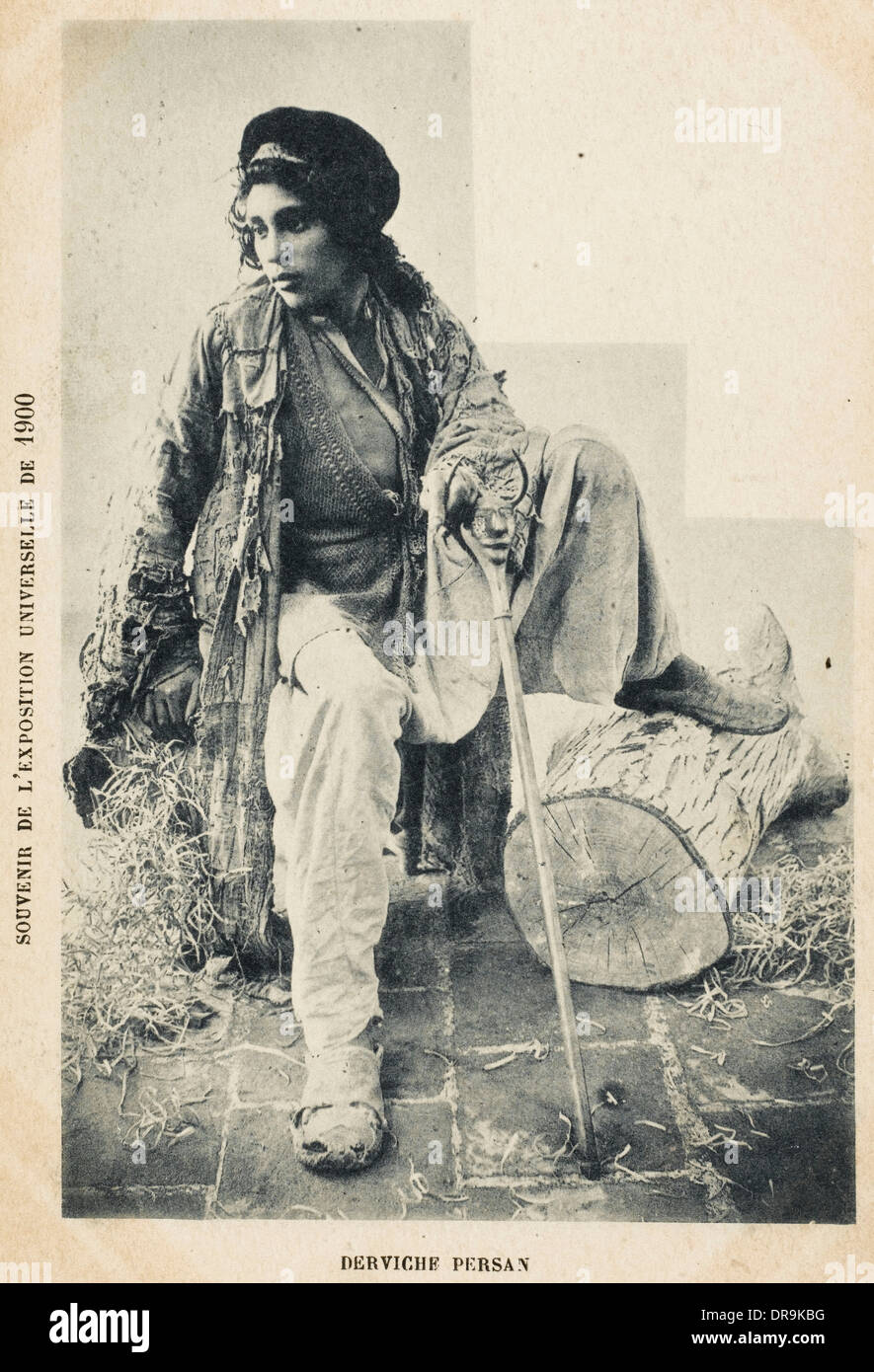 Persian Dervish Paris Exhibition Stock Photo Alamy