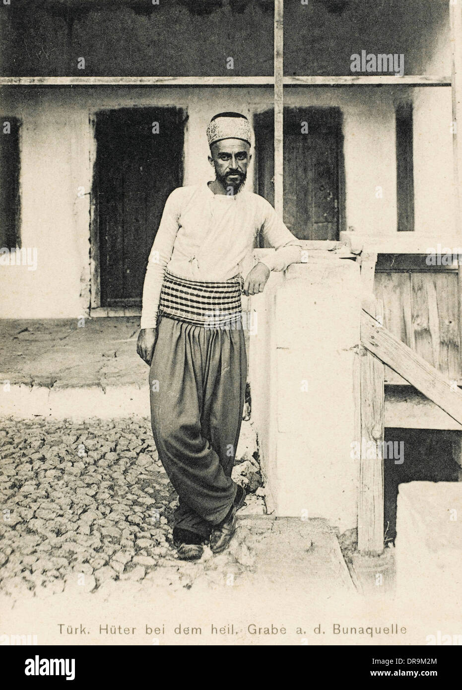 Balkans - Mostar - Typical Turkish man Stock Photo