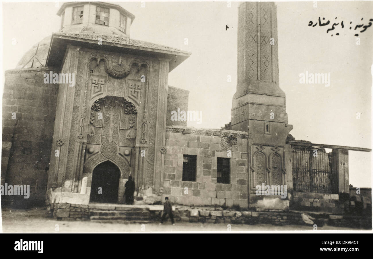 Konya, Turkey - The Ince Minaret Medrese Museum Stock Photo