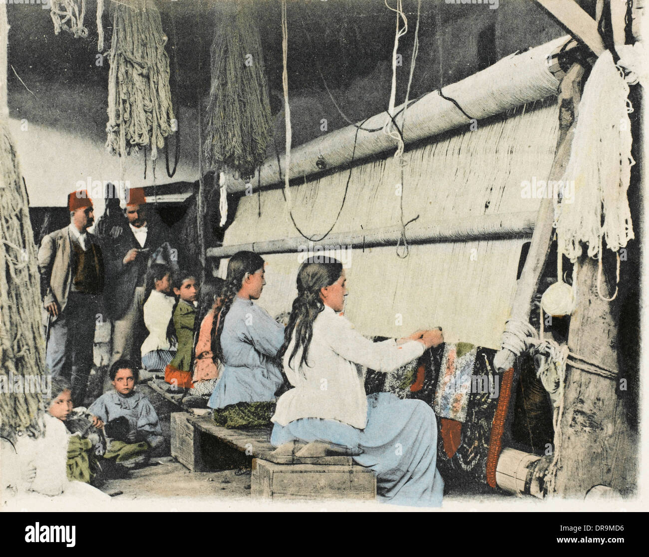 Carpet Production at Kula Stock Photo Alamy