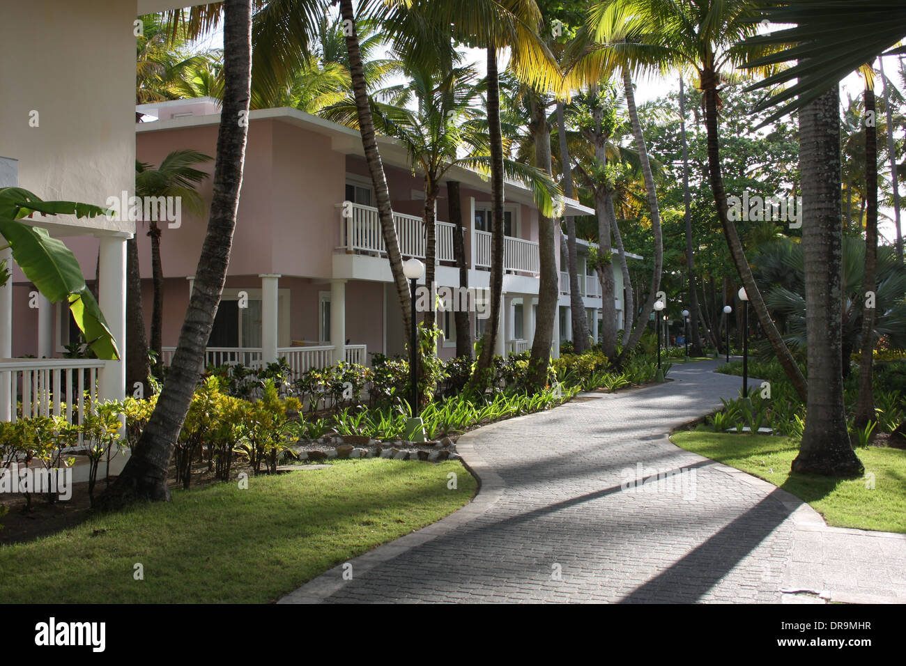 Holiday villas in the Dominican Republic Stock Photo