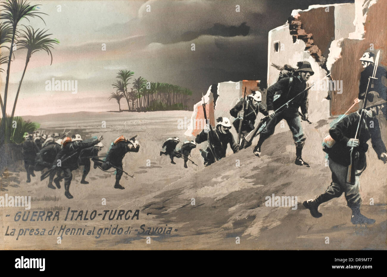 Italo-Turkish War (1911-12) - The Rout of Savoy Stock Photo