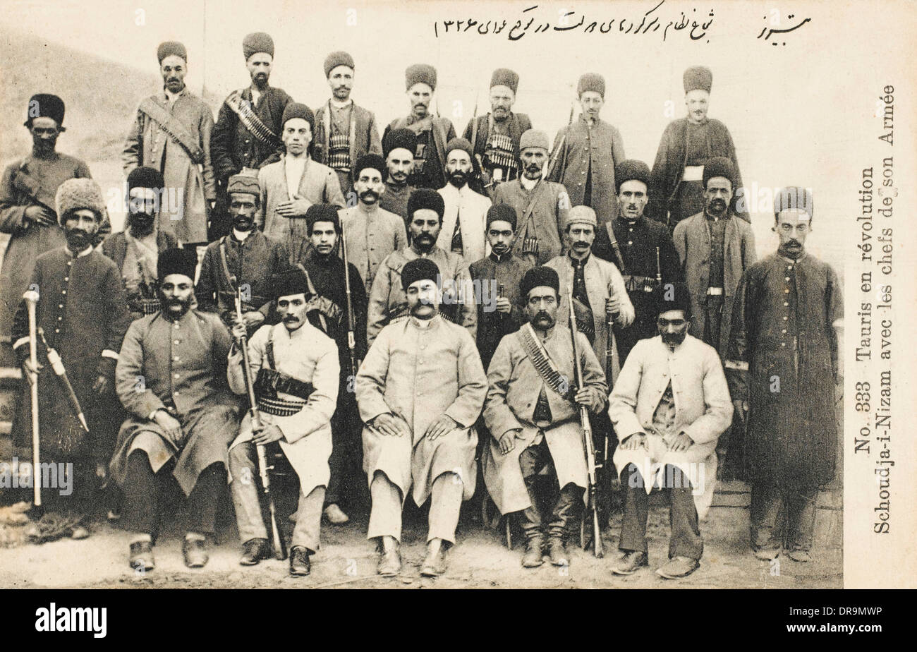 Revolutionary Group - Young Turk Revolution Stock Photo