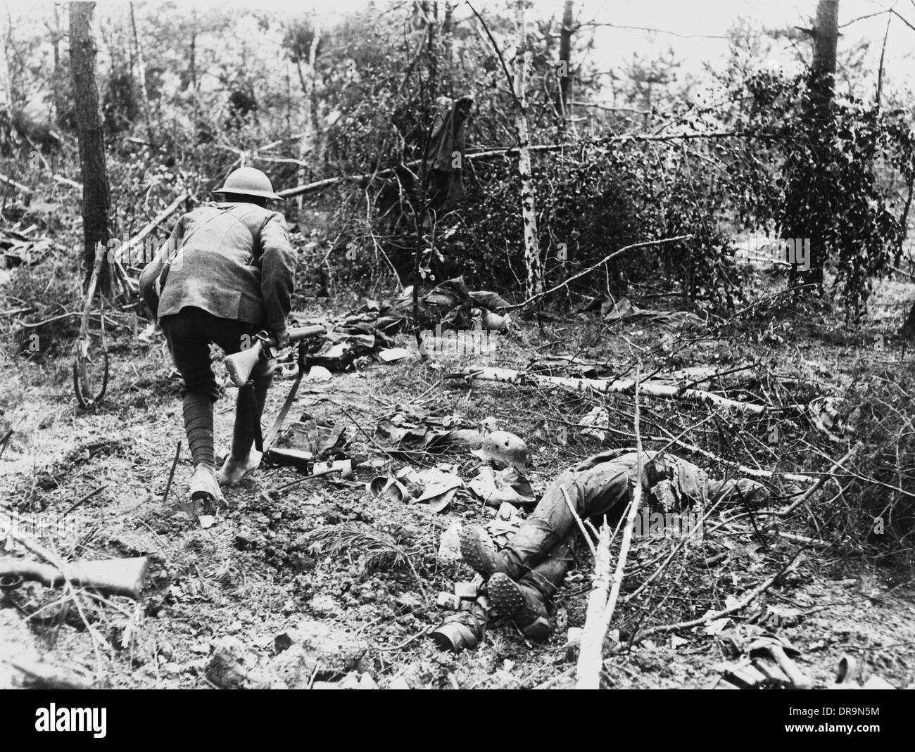 Battle of Tardenois 1918 Stock Photo