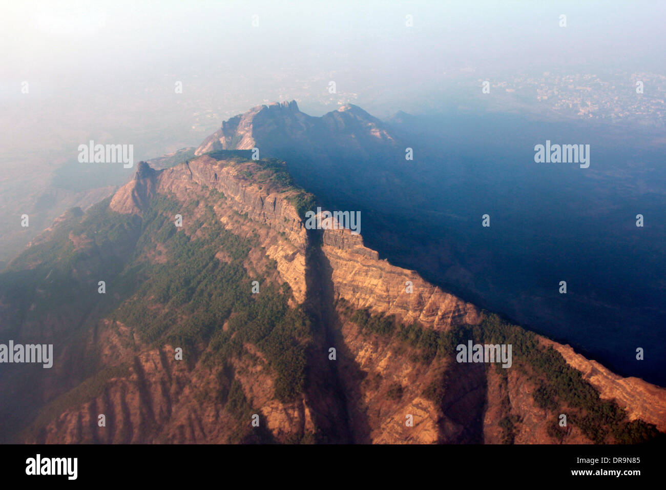 aerial view of matheran, a hill station in Maharashtra,India Stock Photo