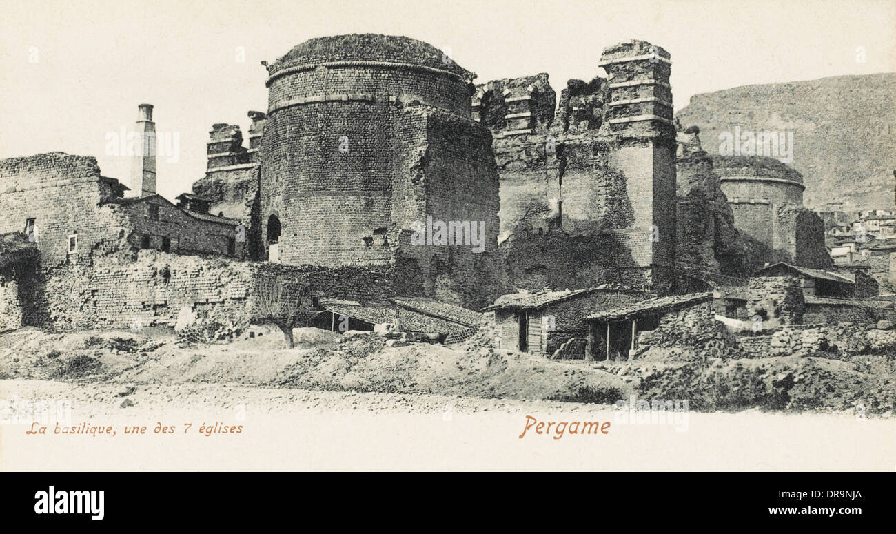 Site/Ruins of Pergamon - Turkey Stock Photo