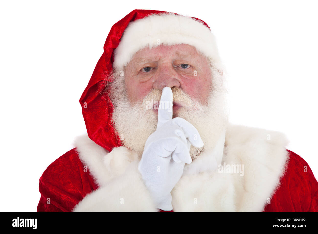 Santa Clause in authentic look. All on white background Stock Photo - Alamy