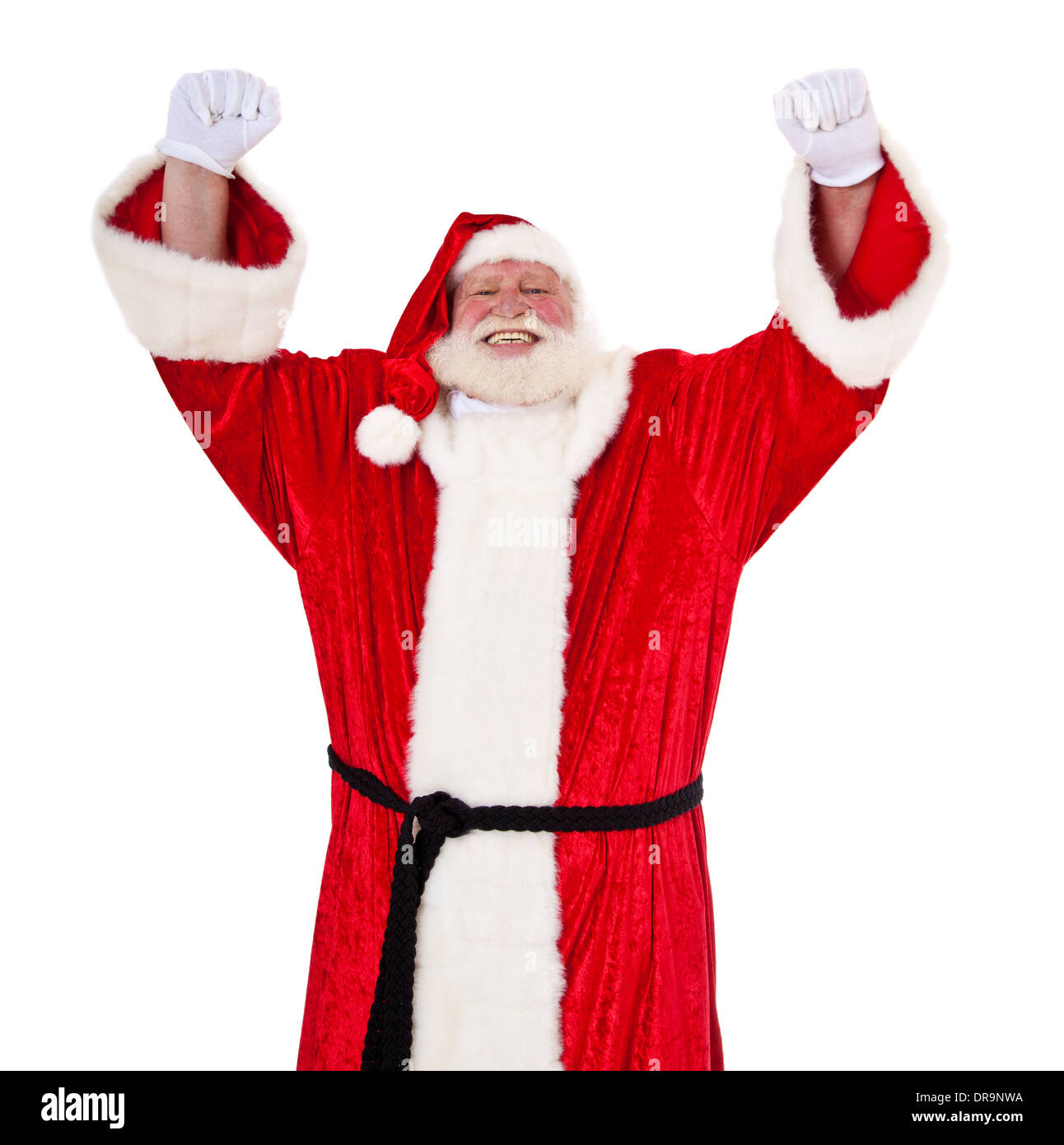 Santa Clause in authentic look. All on white background Stock Photo - Alamy
