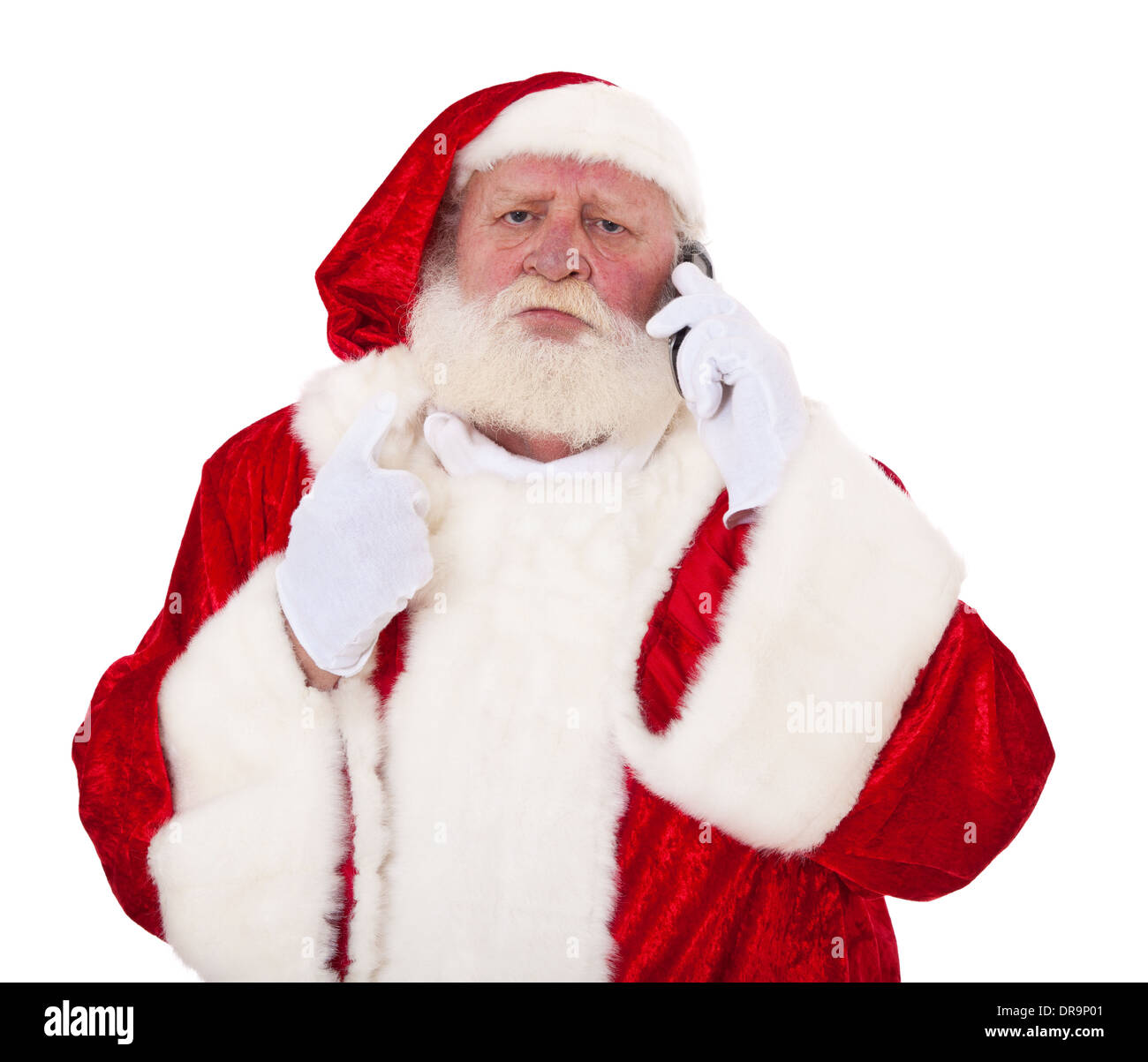 Santa Clause in authentic look. All on white background Stock Photo - Alamy