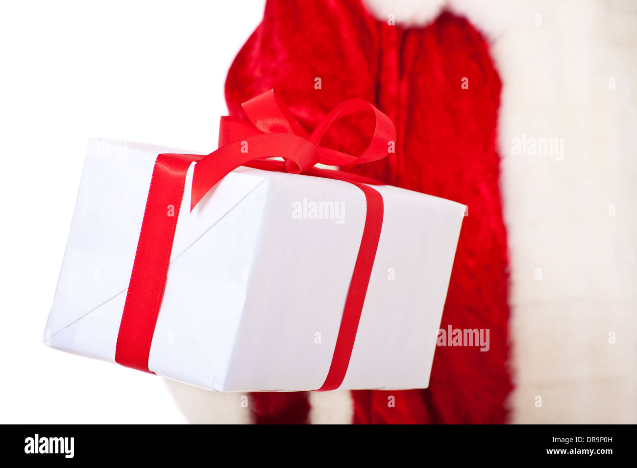 Santa Clause in authentic look. All on white background Stock Photo - Alamy