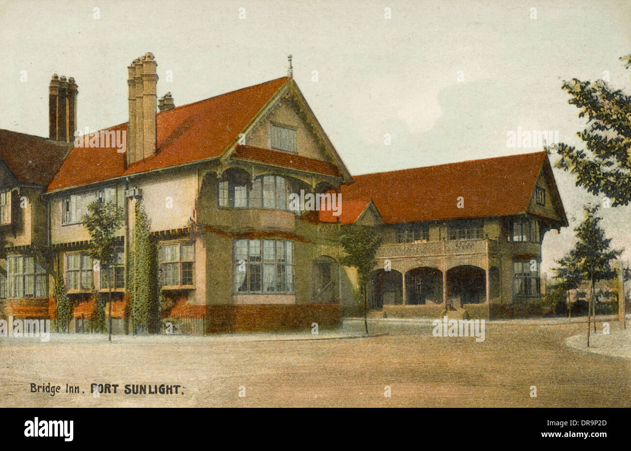 Port Sunlight The Bridge Inn Stock Photo Alamy