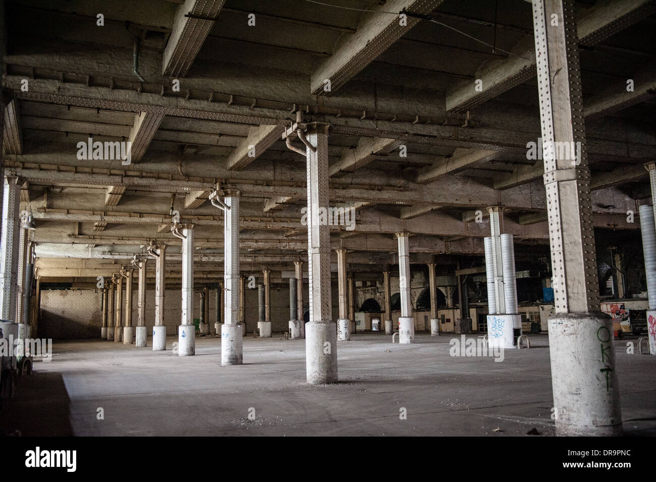 The disused Mayfield Depot, Manchester a former train station and Stock