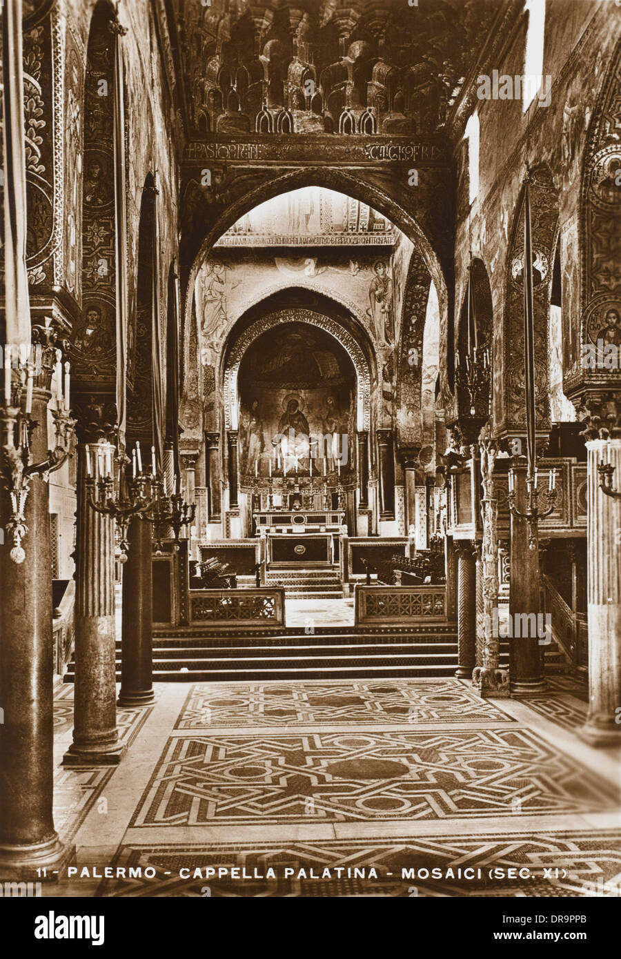 Palermo, Sicily - Cappella Palatina Stock Photo - Alamy