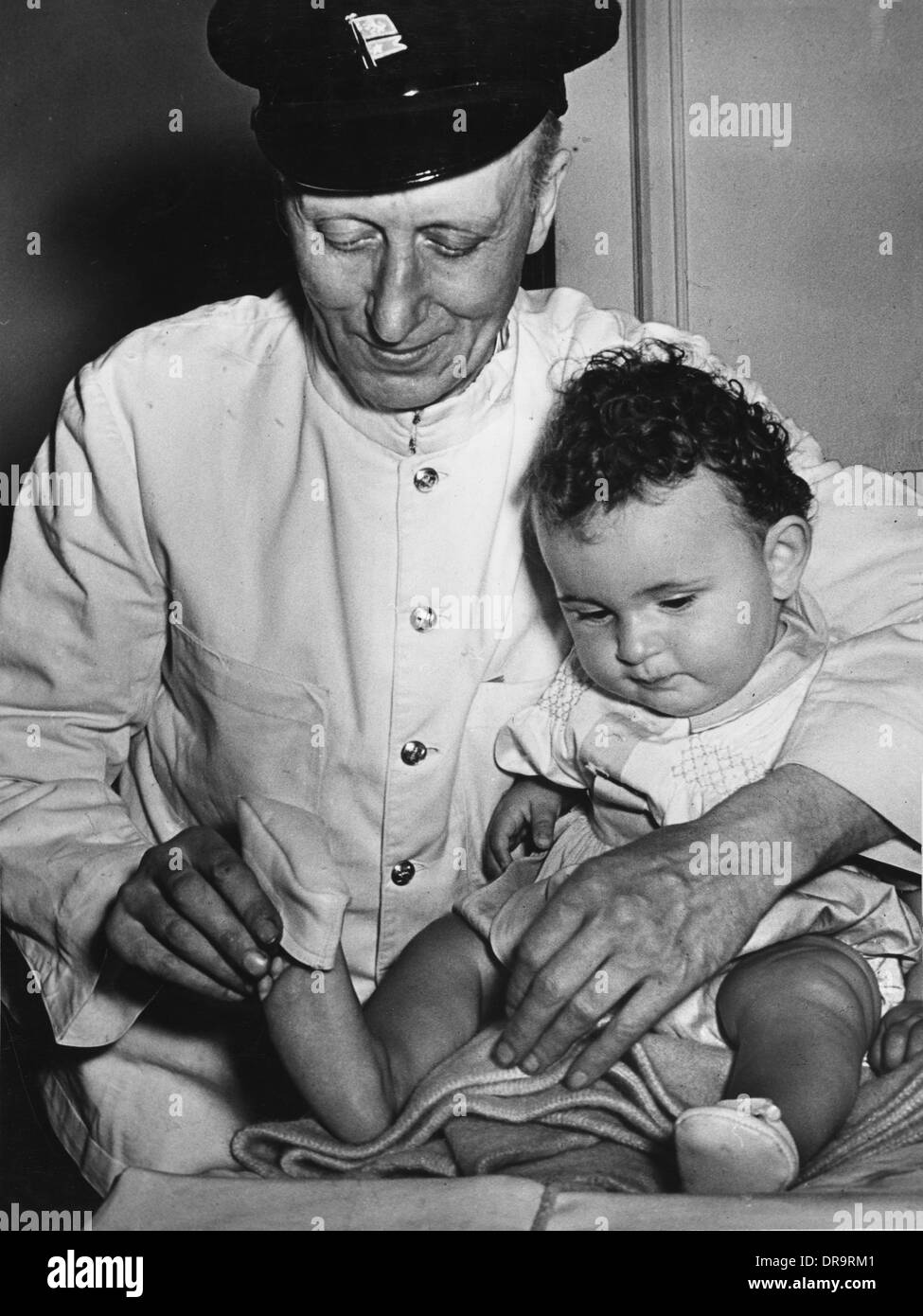 World War II evacuees Stock Photo