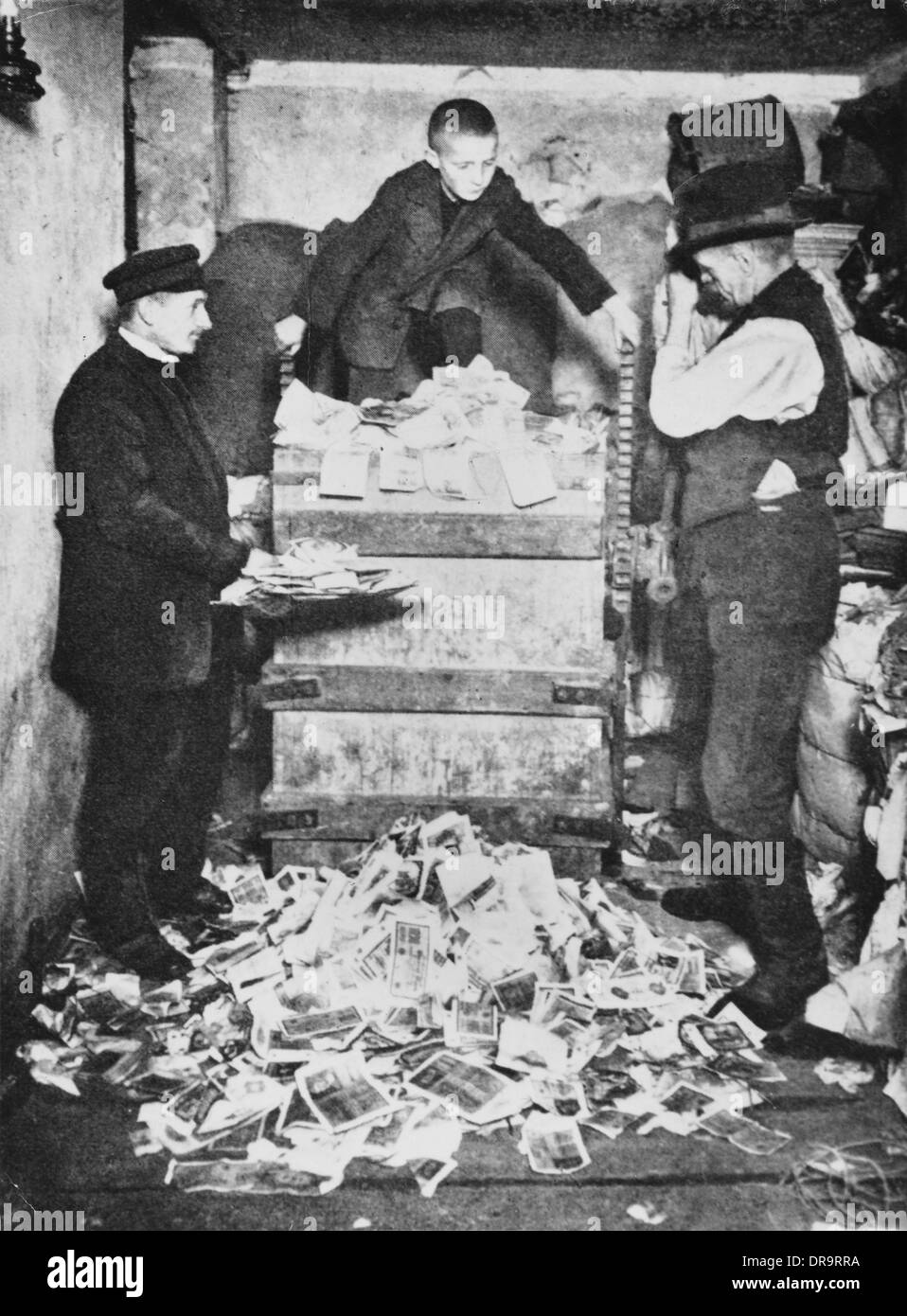 1923 German Hyperinflation Stock Photo