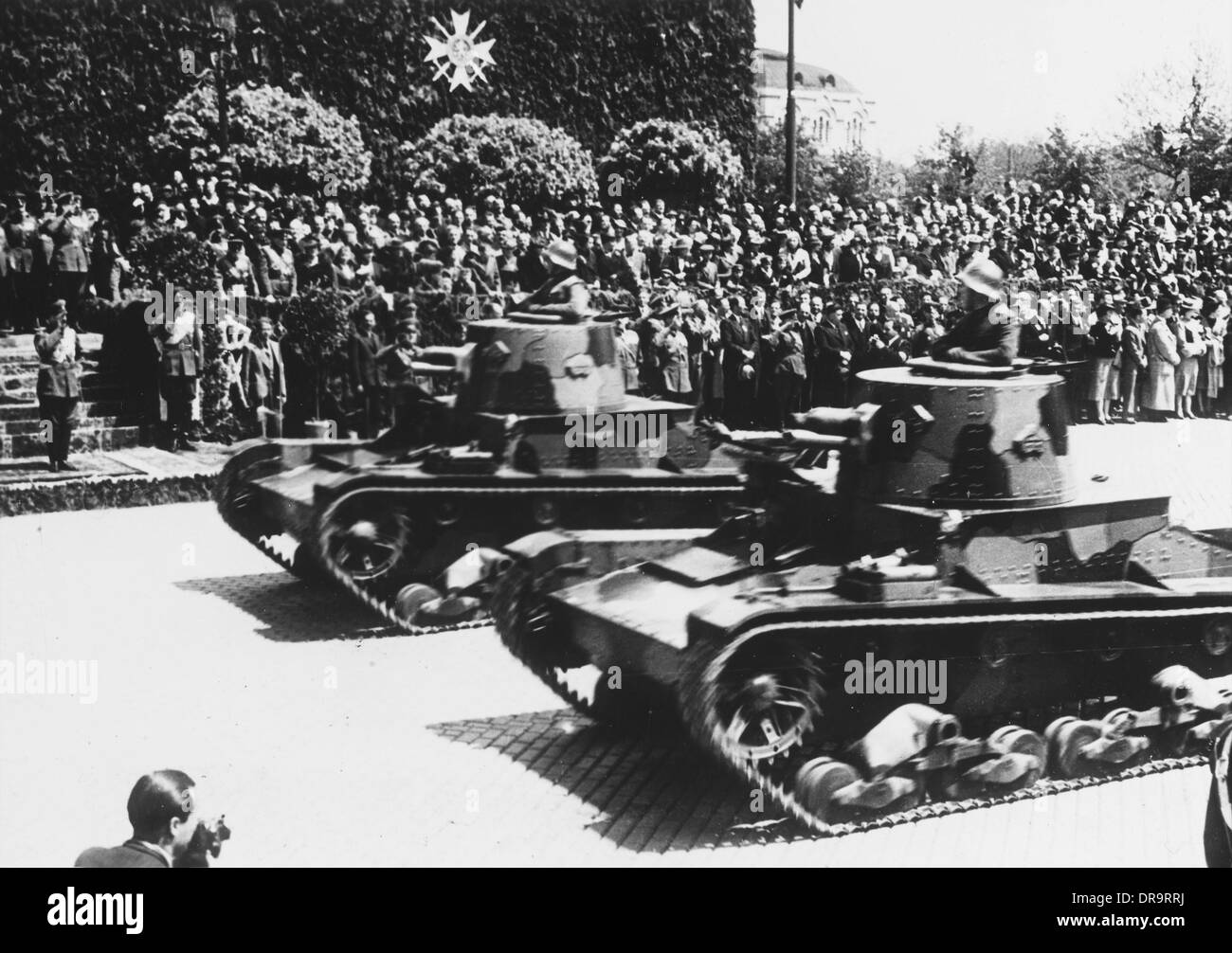 Bulgarian Army Parade 1939 Stock Photo