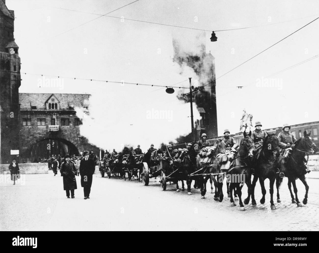 German artillery, 1936 Stock Photo