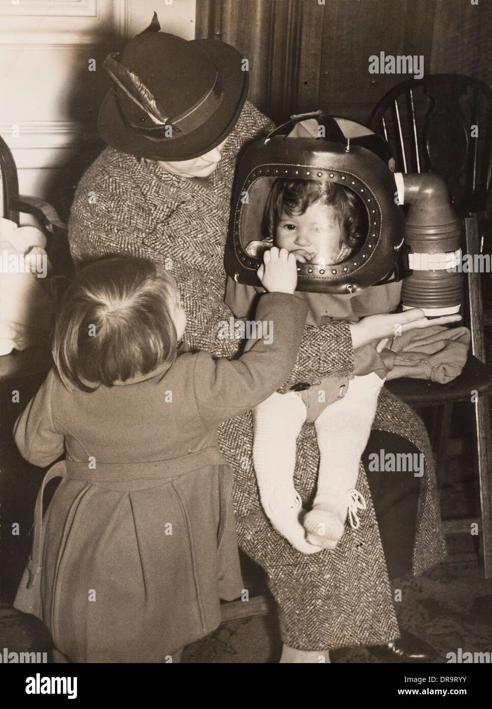 Gas Masks for babies Stock Photo - Alamy