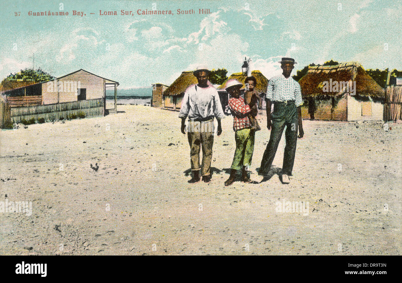 Guantanamo Bay, Cuba - Loma Sur, Caimanera, South Hill Stock Photo