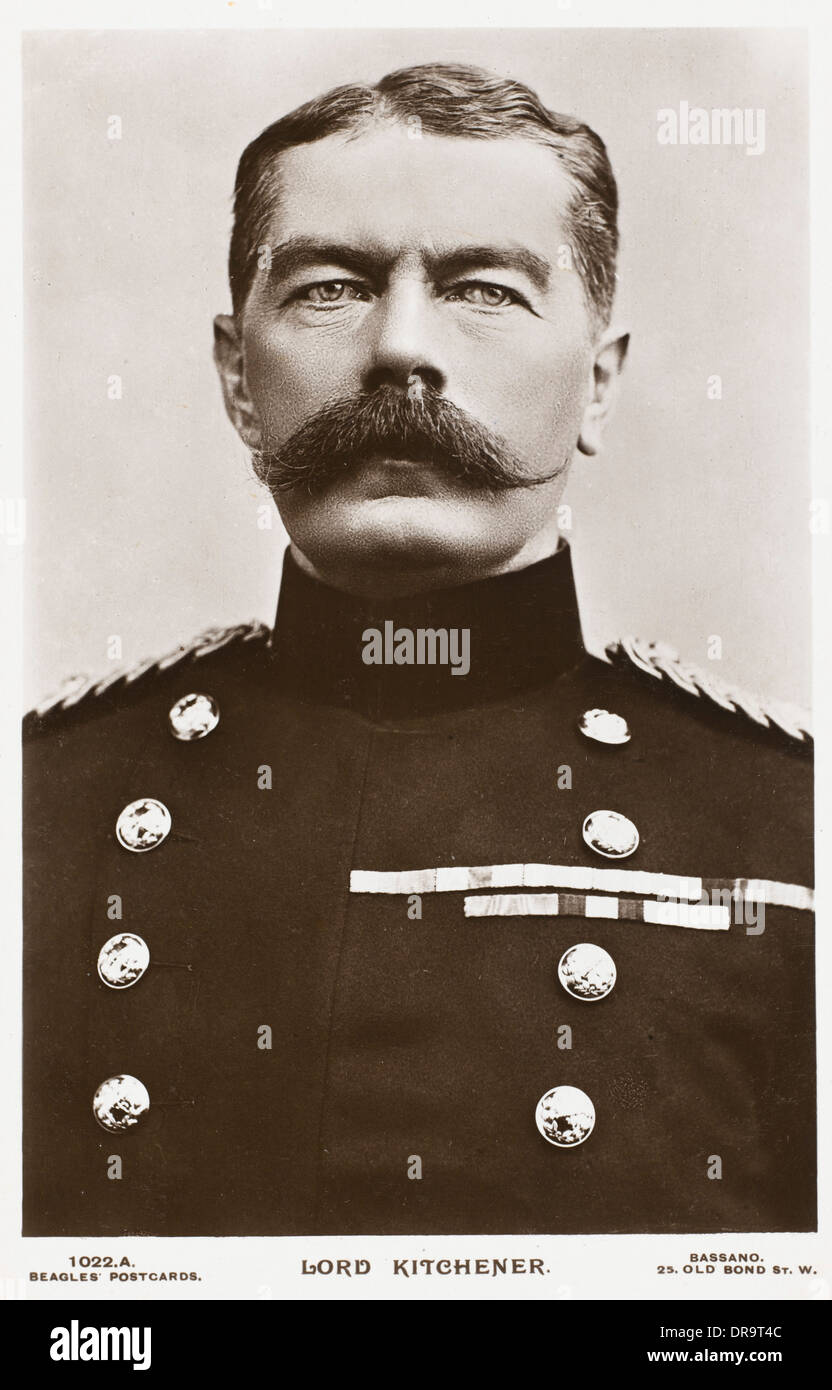 Field Marshal Horatio Herbert Kitchener Stock Photo Alamy