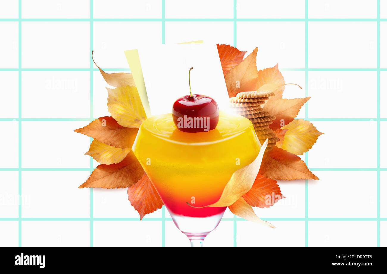 Illustration Ppt Template Featuring Memo On Cupcake Stock Photo Alamy
