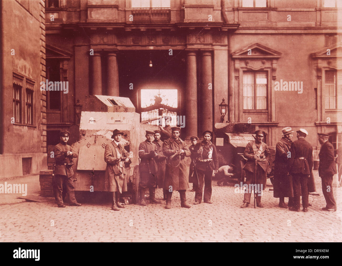 1918 Revolt in Germany Stock Photo