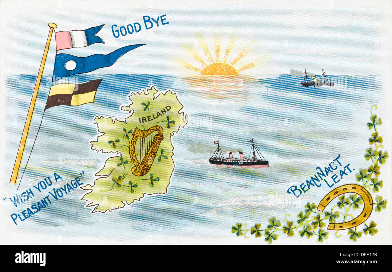 Ireland Greetings Card Stock Photo Alamy