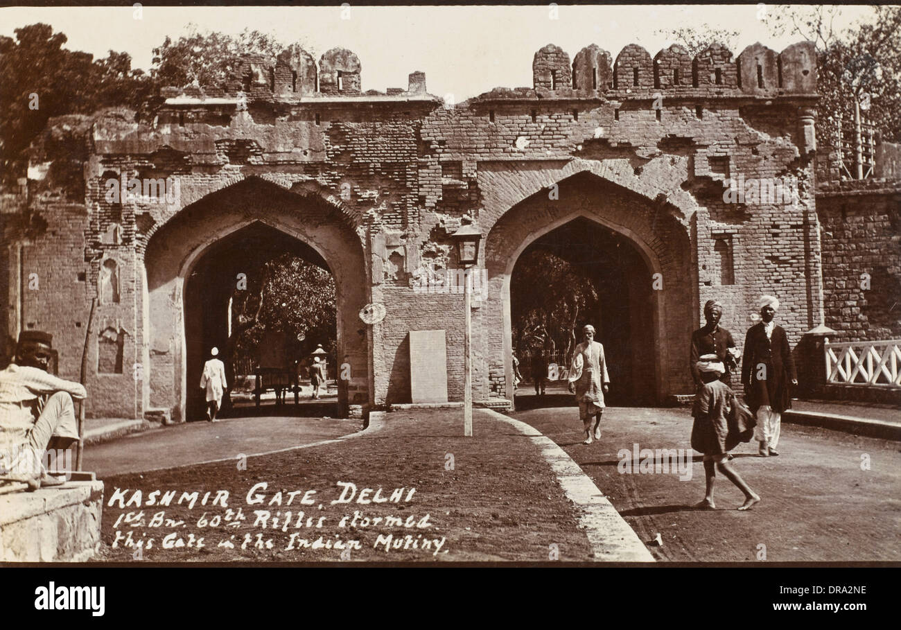 Kashmir Gate, Delhi Stock Photo