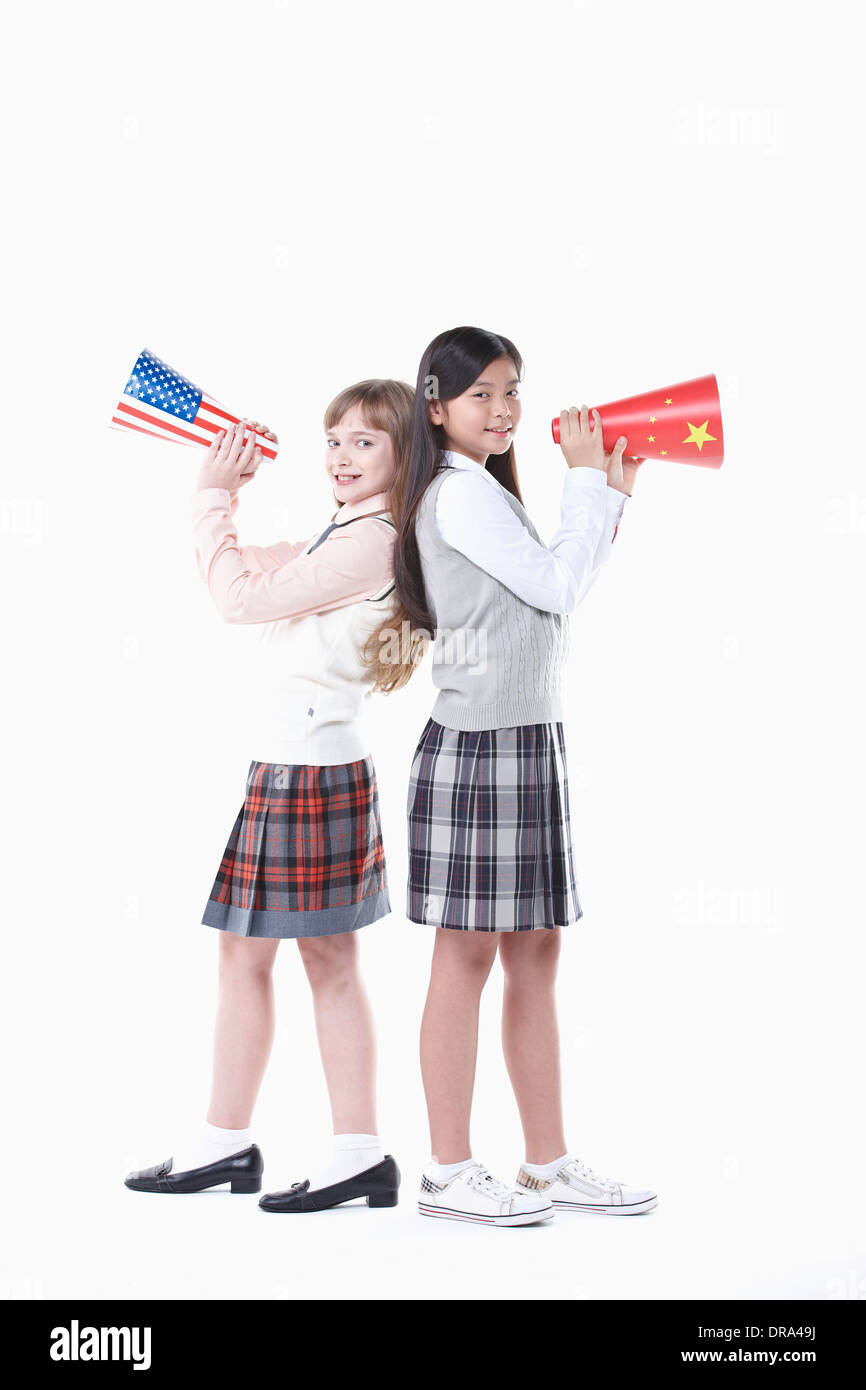 Adult dressed in school uniform hi-res stock photography and images - Alamy