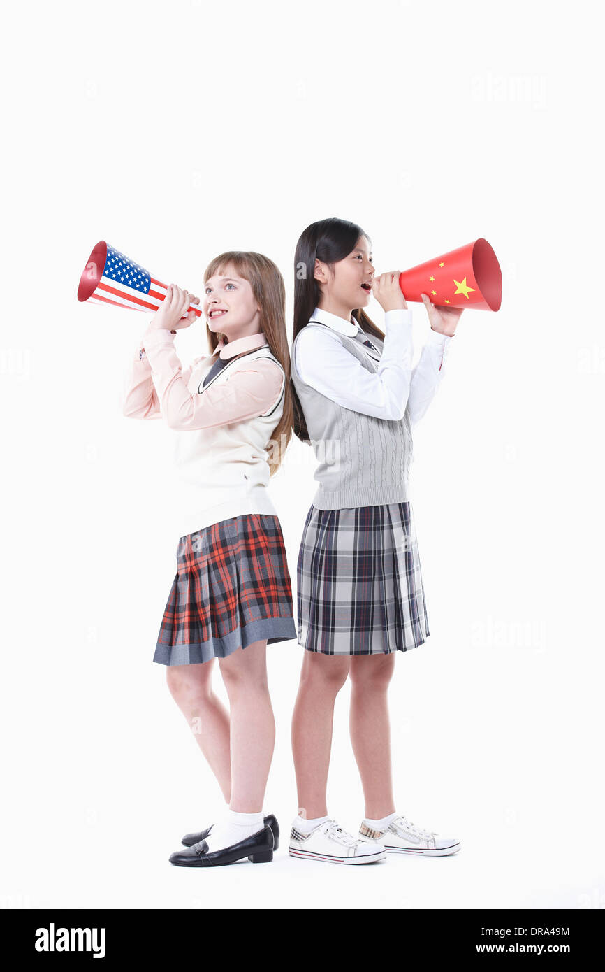Adult dressed in school uniform hi-res stock photography and images - Alamy