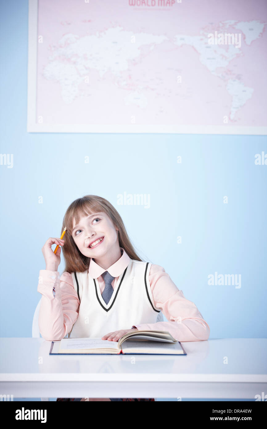 Adult dressed in school uniform hi-res stock photography and images - Alamy