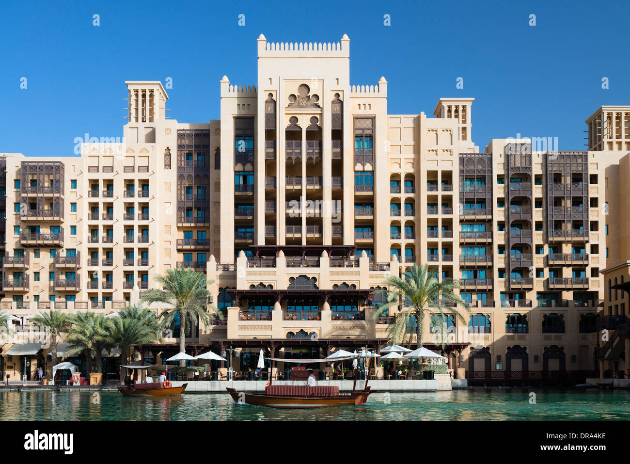 Luxury Mina A Salam hotel at Madinat Jumeirah in Dubai United Arab Emirates Stock Photo