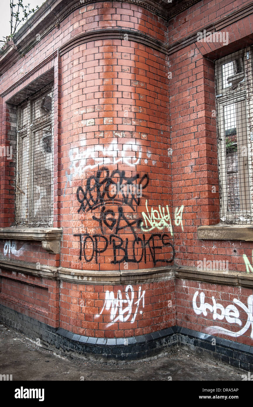 The disused Mayfield Depot, Manchester a former train station and used