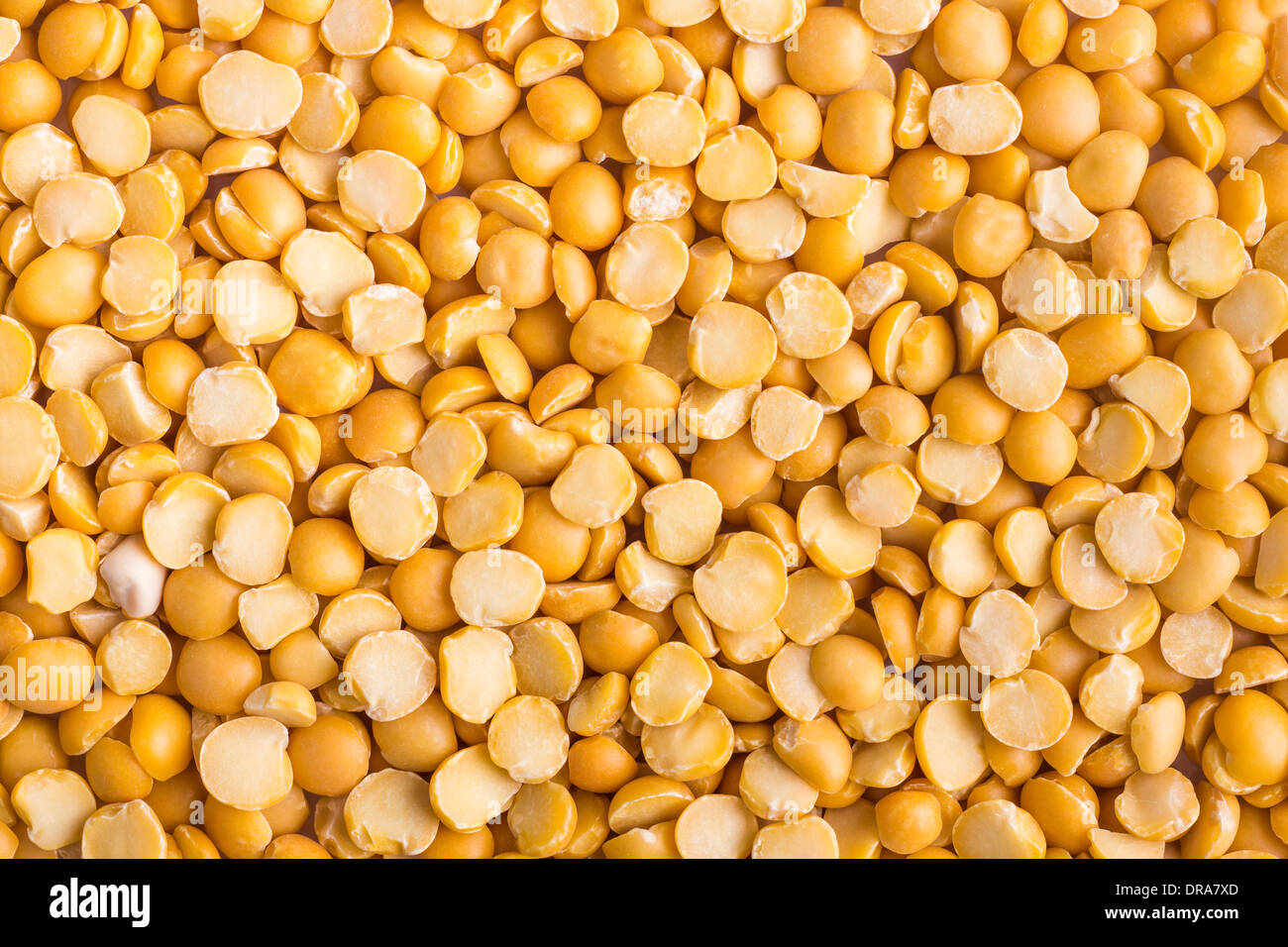 Shredded peas background, hi-res macro shot. Stock Photo
