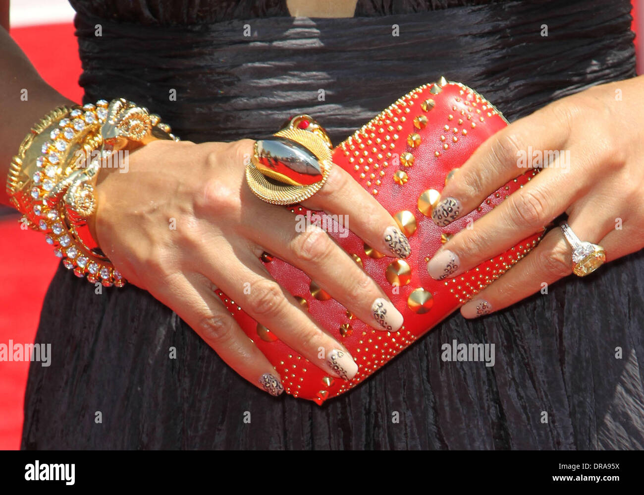 Tamia 2012 BET Awards at The Shrine Auditorium - Arrivals Los Angeles, California - 01.07.12 Stock Photo