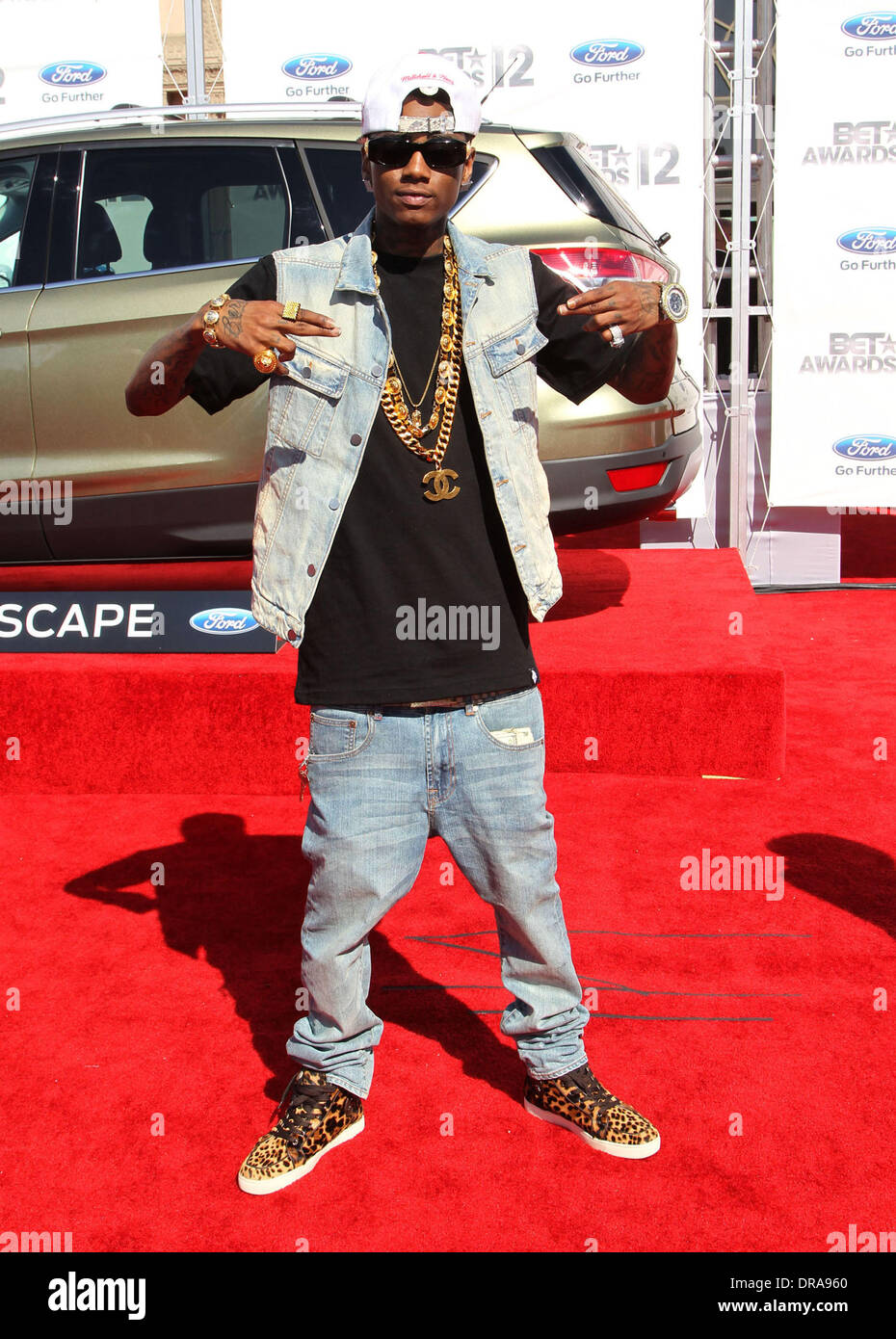 Soulja Boy 2012 BET Awards at The Shrine Auditorium Arrivals Los