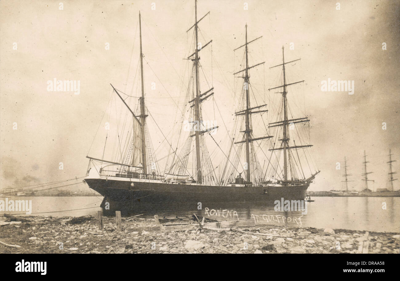 Rowena Sailing Ship Stock Photo Alamy