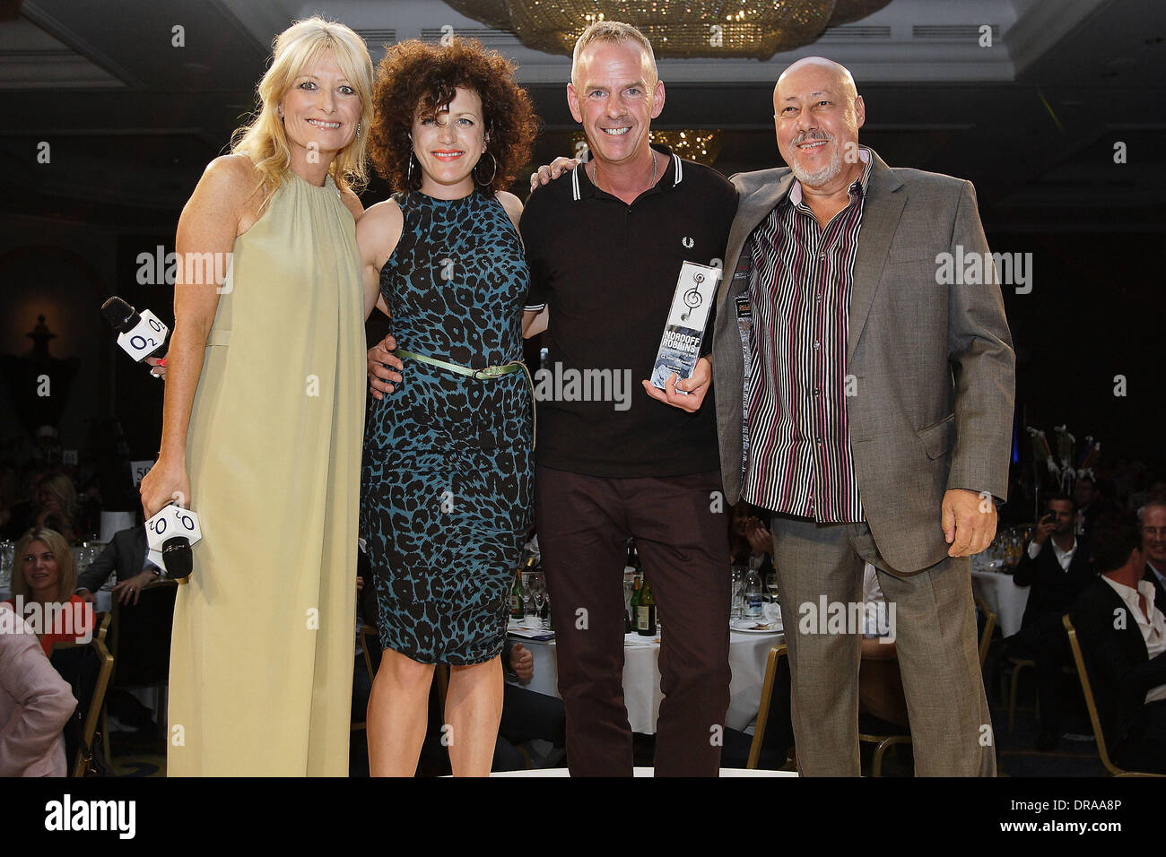 Norman Cook aka Fat Boy Slim receives the Investec Icon Award,  The Nordoff Robbins O2 Silver Clef Awards held at the Hilton Park Lane. London, England - 29.06.12 Stock Photo