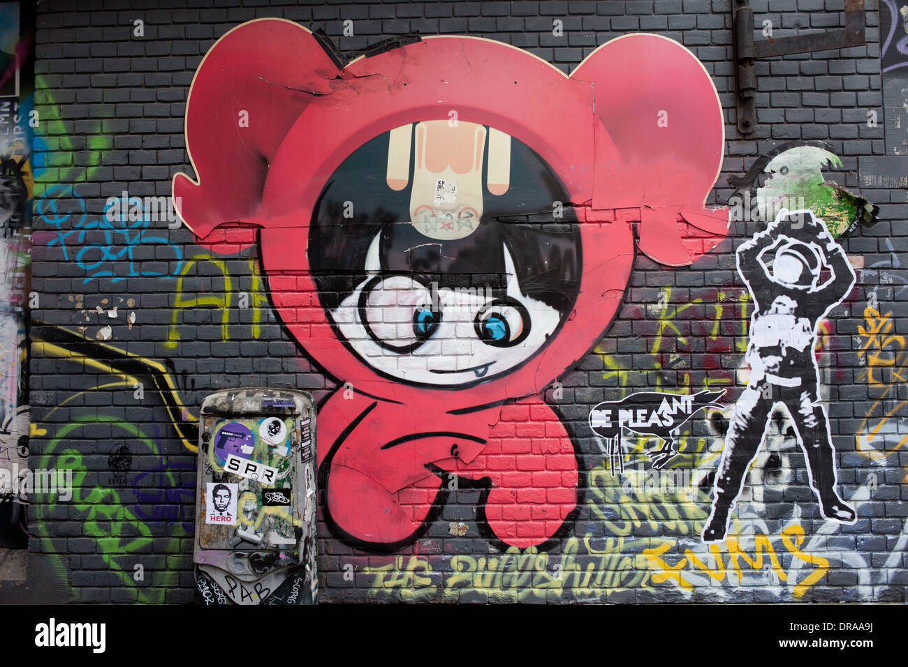 Graffiti character hi-res stock photography and images - Alamy