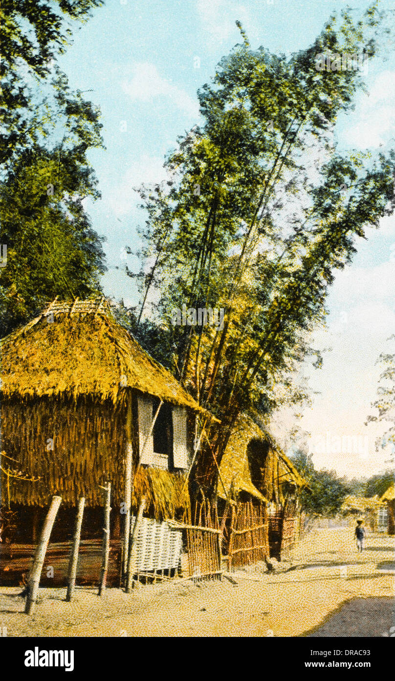 Philippines Manila Traditional stilt houses Stock Photo Alamy