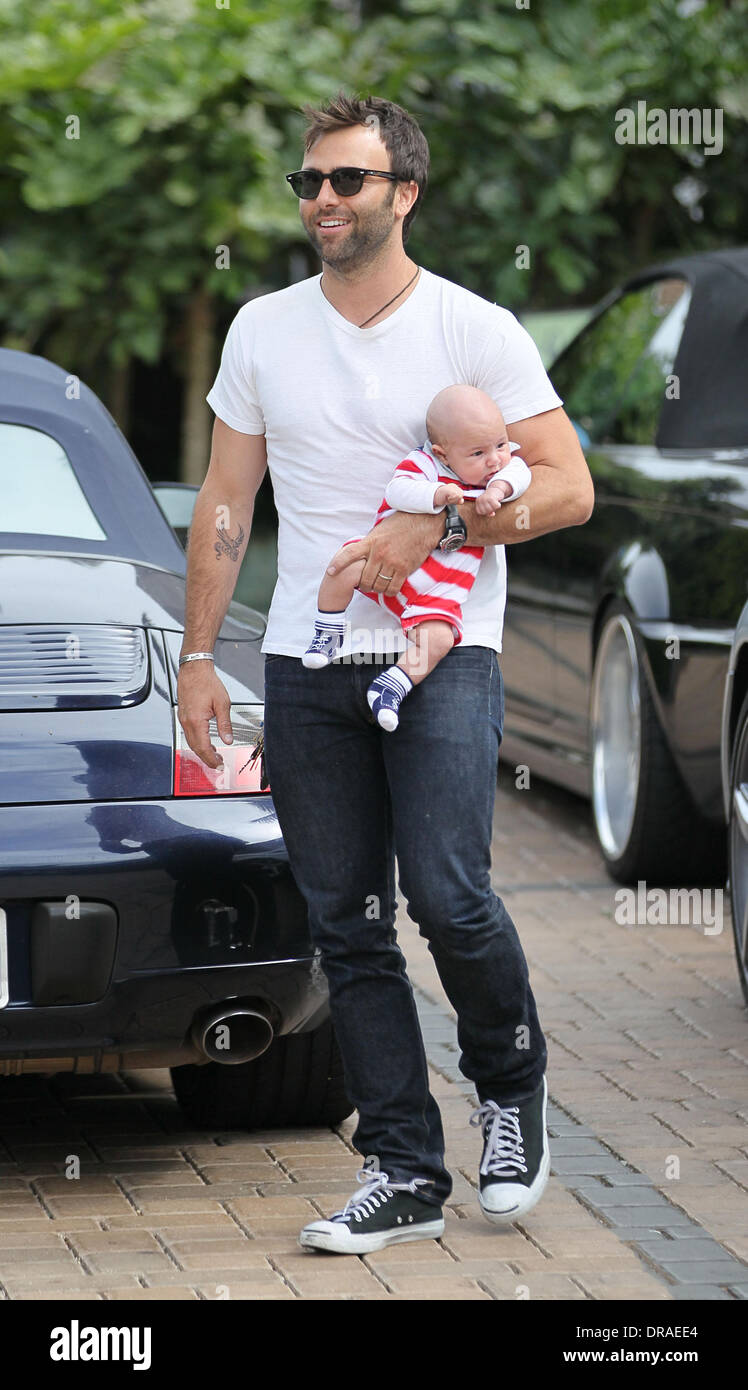 Jamie Mazur And His Son Noah Visit The Malibu Country Mart On TheFourth Of July American 