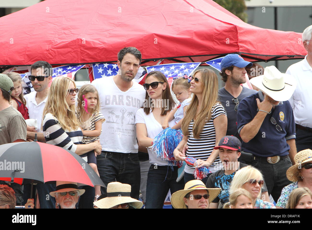 Ben Affleck, Jennifer Garner and their daughters Violet and Seraphina