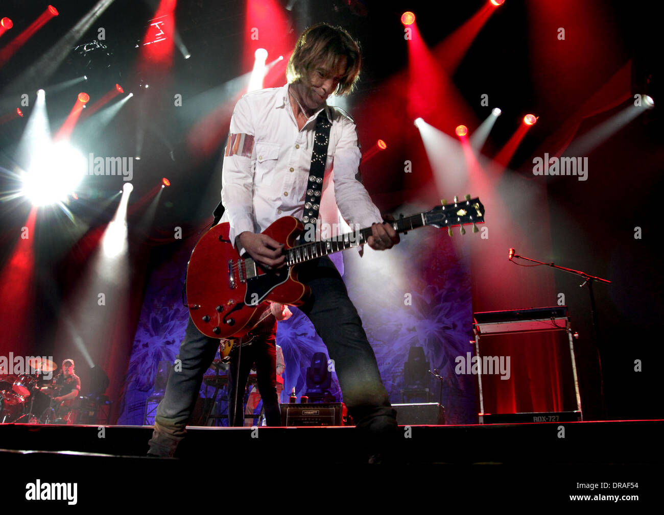 Per Gessle of Roxette performing live at Manchester Evening News Arena  Manchester, England - 04.07.12 Stock Photo