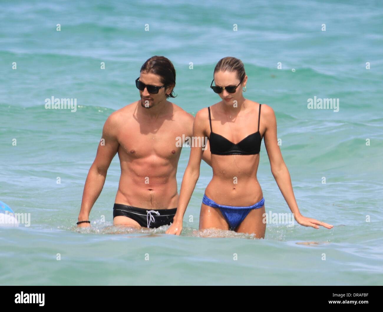 Victoria's Secret model Candice Swanepoel and her boyfriend Hermann Nicoli Spend American