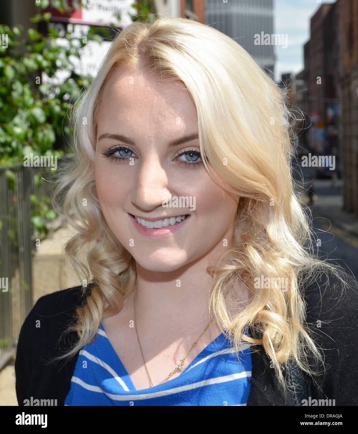 Harry Potter actress Evanna Lynch at Today FM studios Dublin, Ireland -  05.07.12 Stock Photo - Alamy