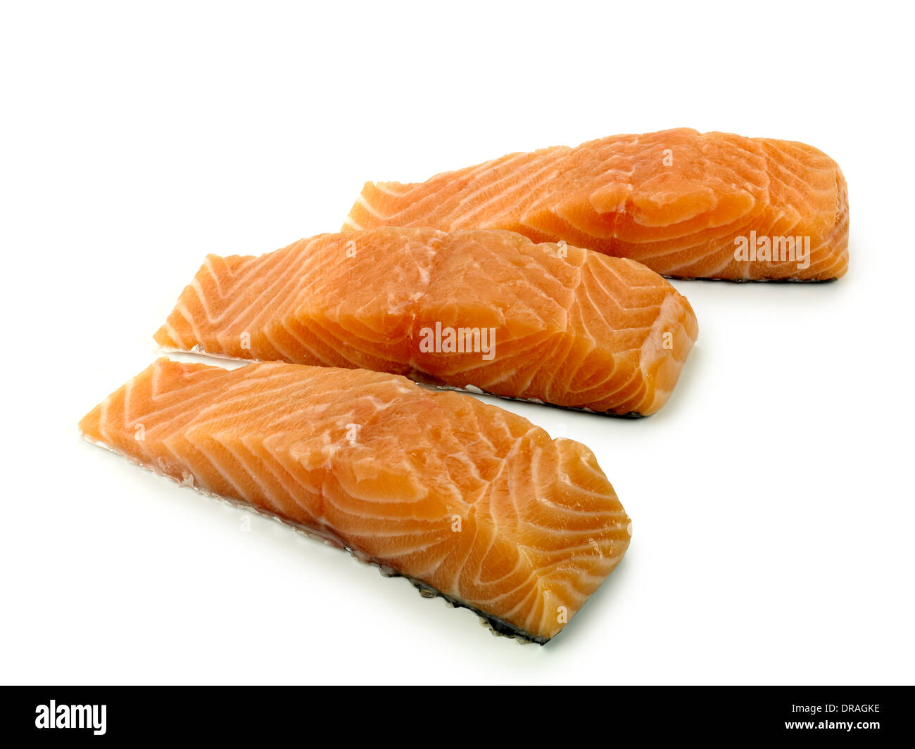 organic salmon fillets Stock Photo - Alamy