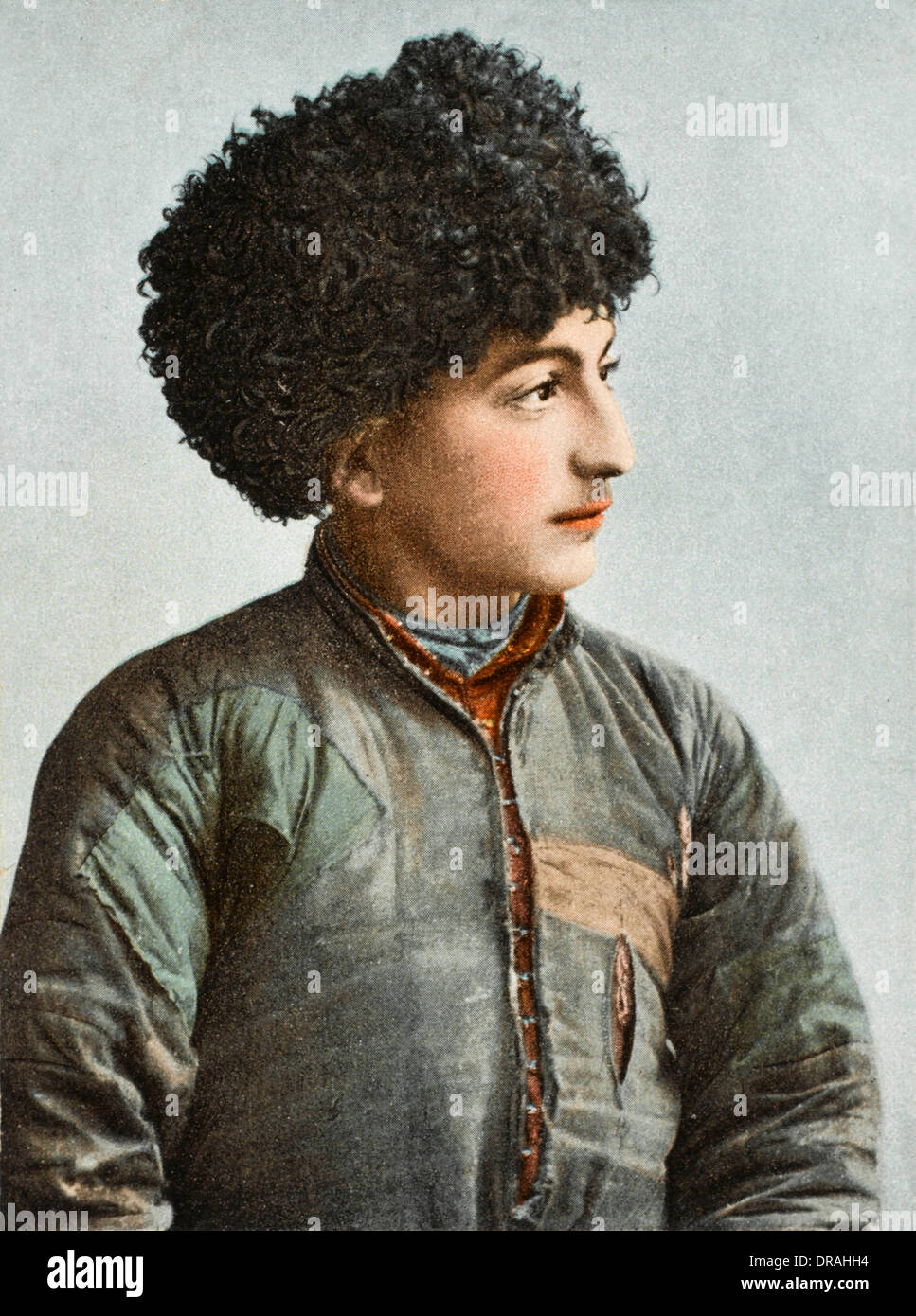 Young Lezgin man in traditional costume Stock Photo