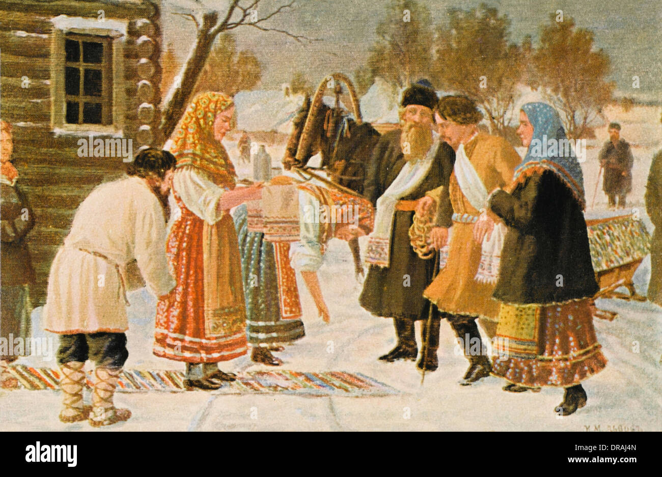 Russian peasants hi-res stock photography and images - Alamy