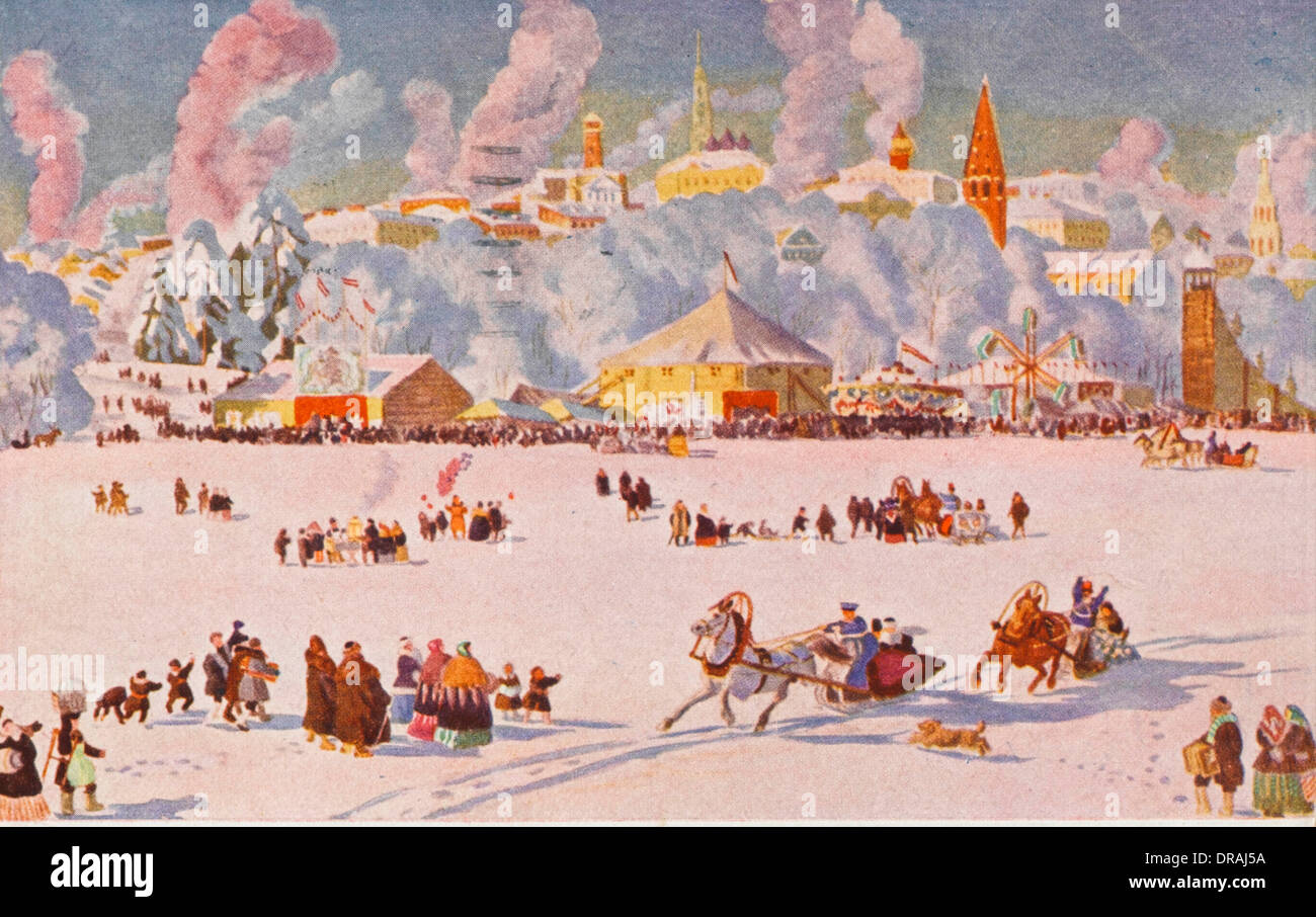 Winter festival in Moscow Stock Photo - Alamy